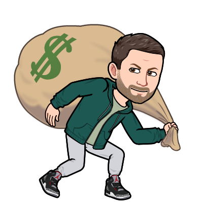 The thief runs away with the prize!